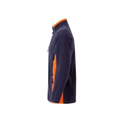 VL GERAS. Two-tone fleece jacket (220g/m²) in polyester (100)